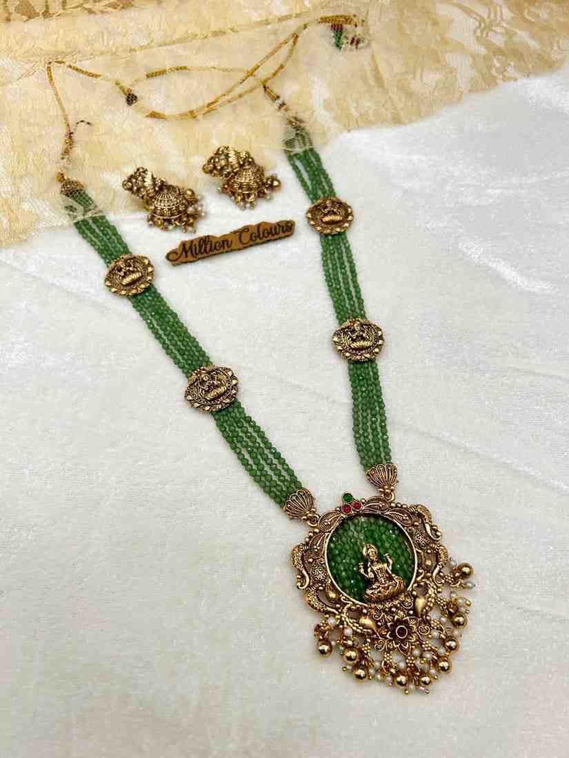 Antique Haram With Earrings By Million Colours