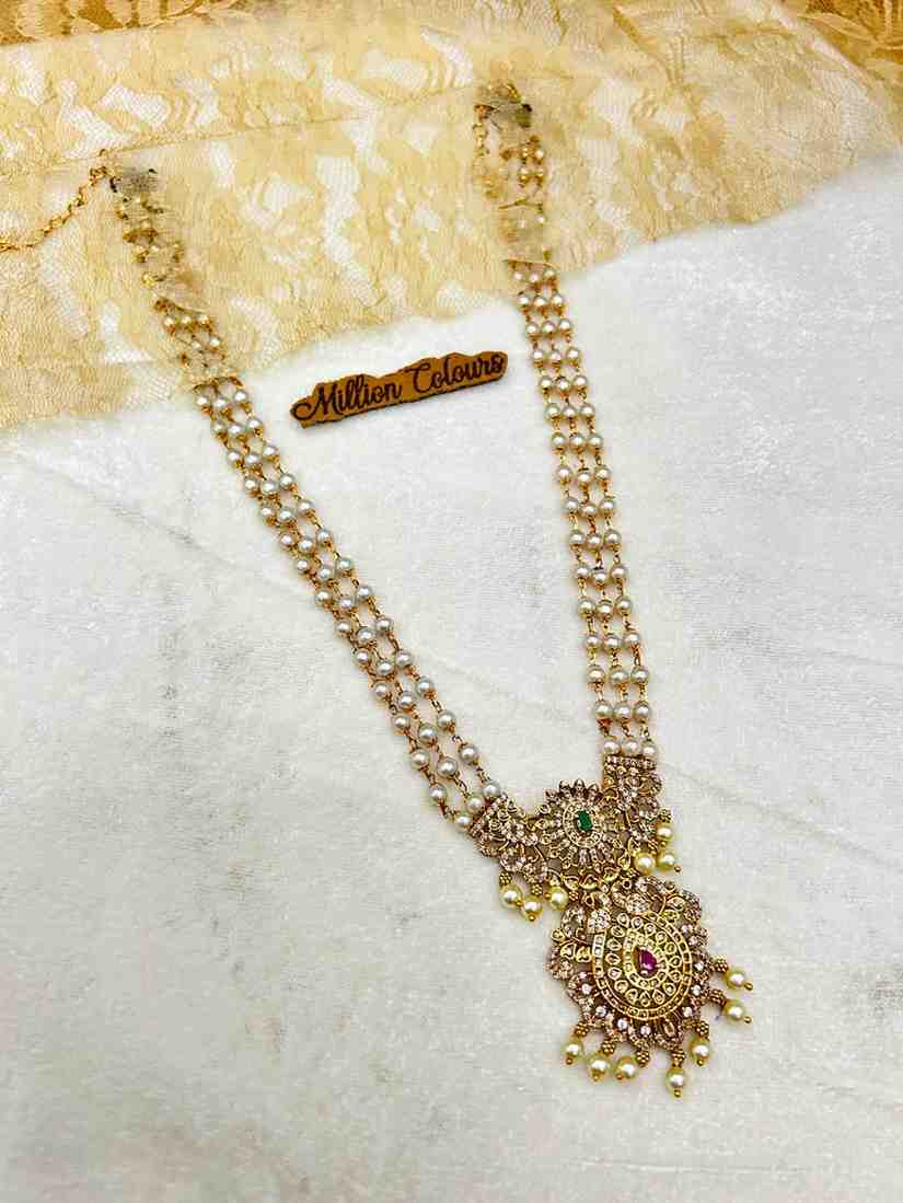 Antique Haram With Earrings By Million Colours