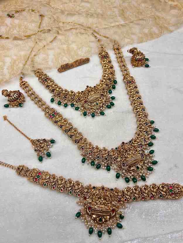 Antique wedding set For Bridals By Milion Colours