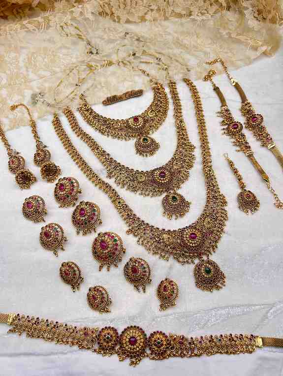 Antique wedding set For Bridals By Milion Colours