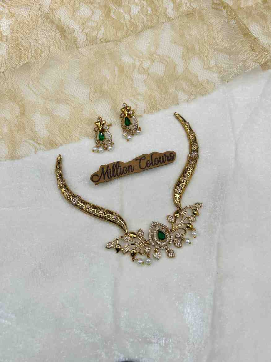 Cz Ad Necklace For Womens And Girls By Million Colours