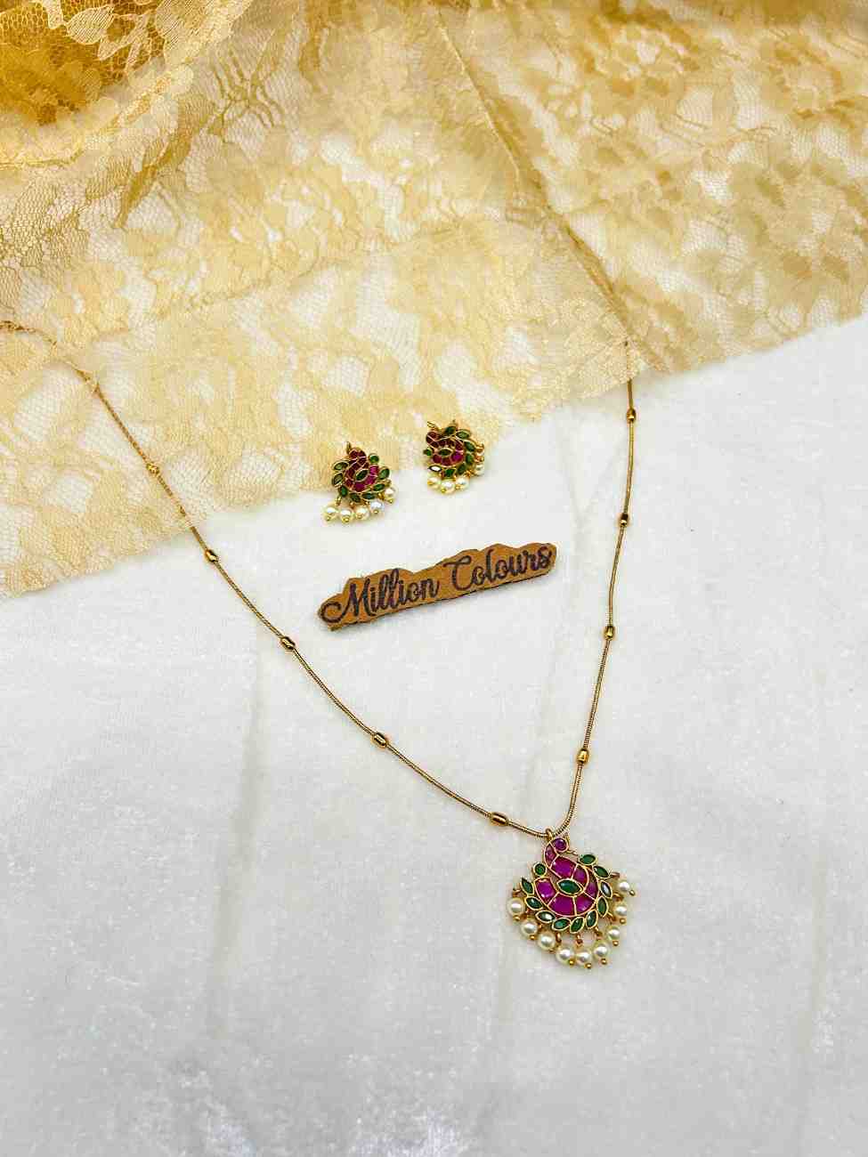 Cz Ad Necklace For Womens And Girls By Million Colours