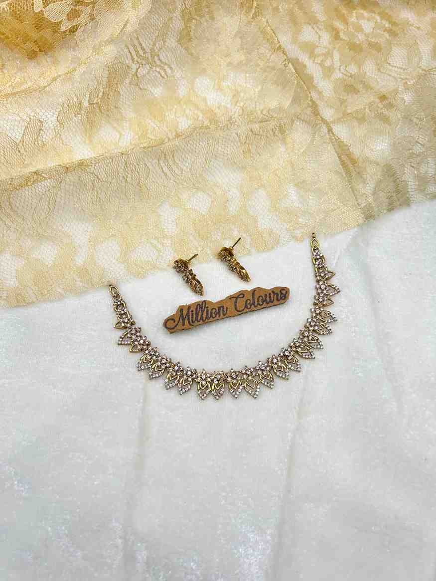 Cz Ad Necklace For Womens And Girls By Million Colours