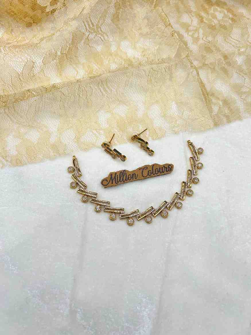 Cz Ad Necklace For Womens And Girls By Million Colours