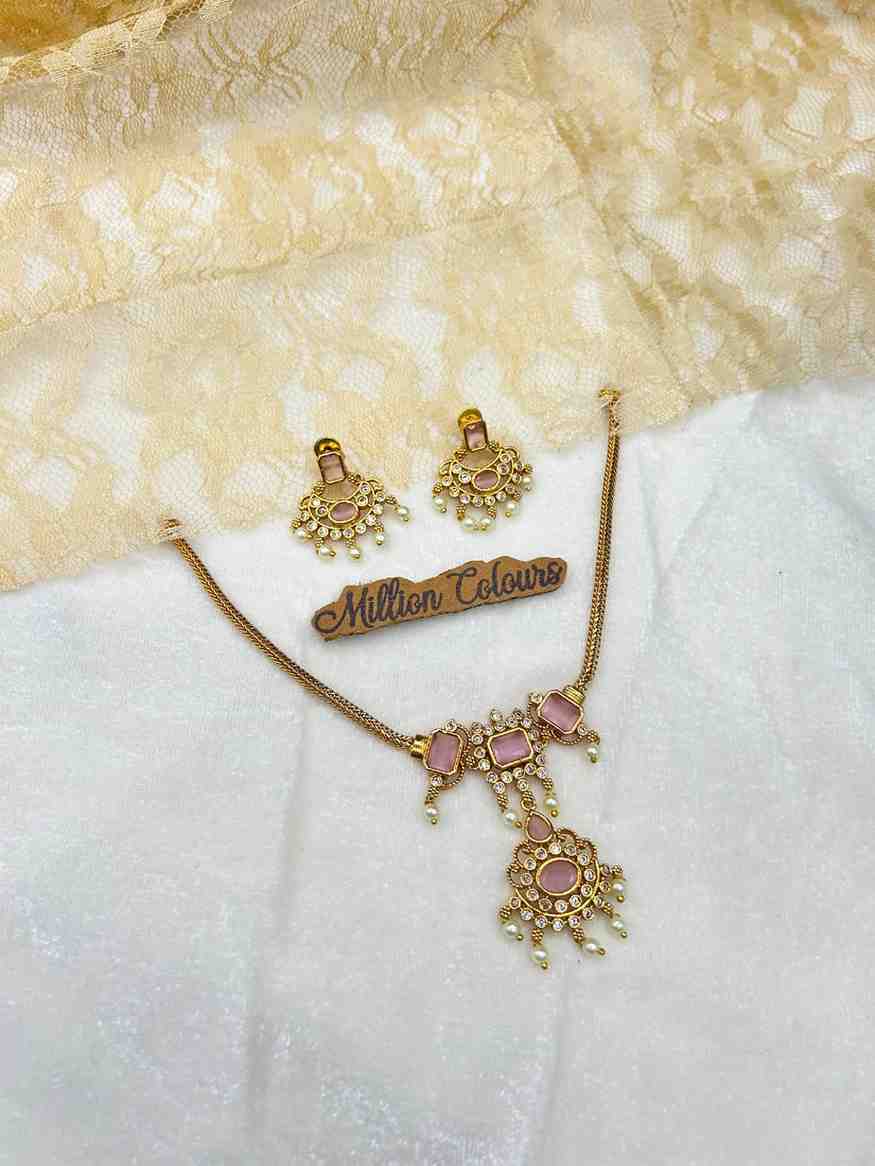 Cz Ad Necklace For Womens And Girls By Million Colours