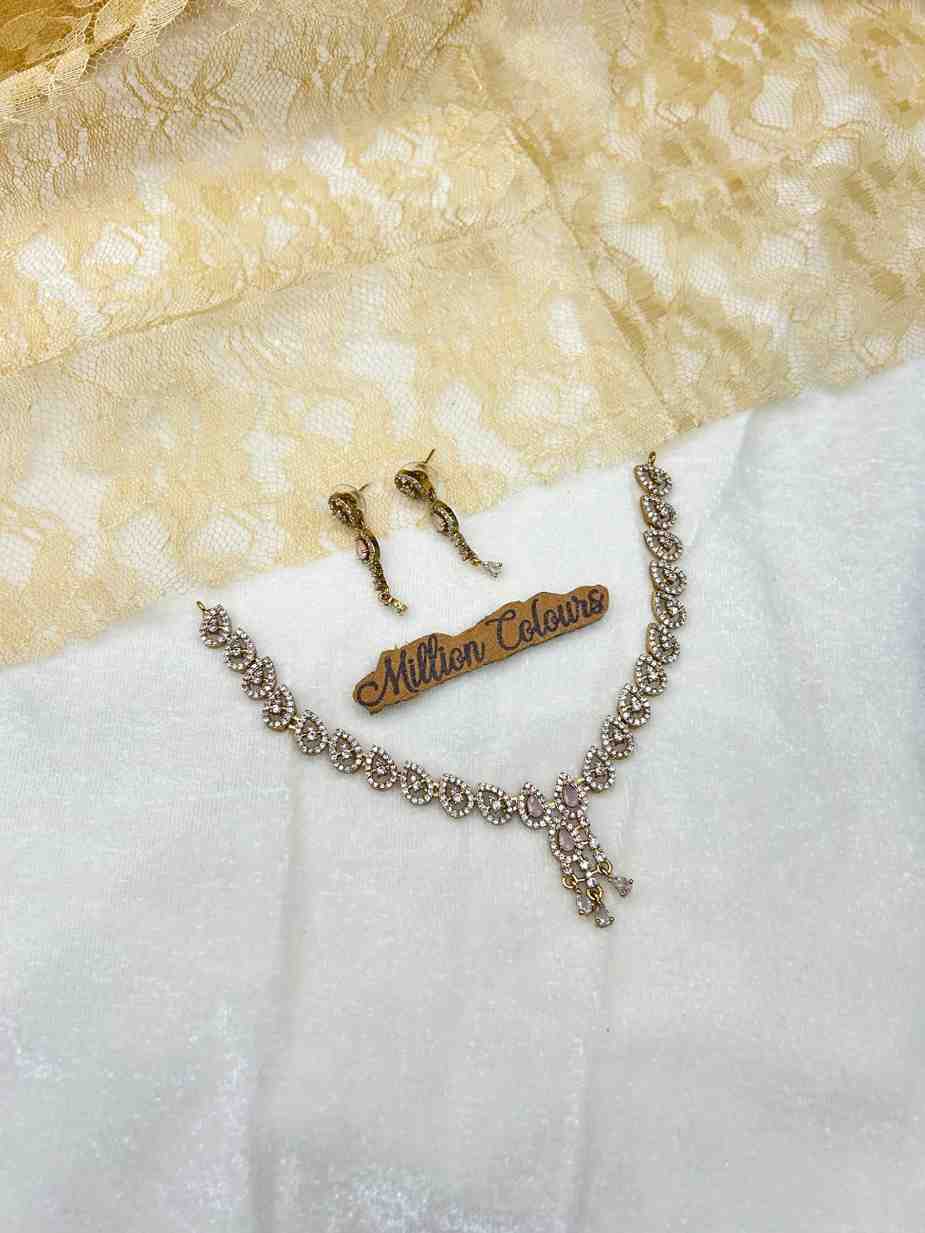 Cz Ad Necklace For Womens And Girls By Million Colours
