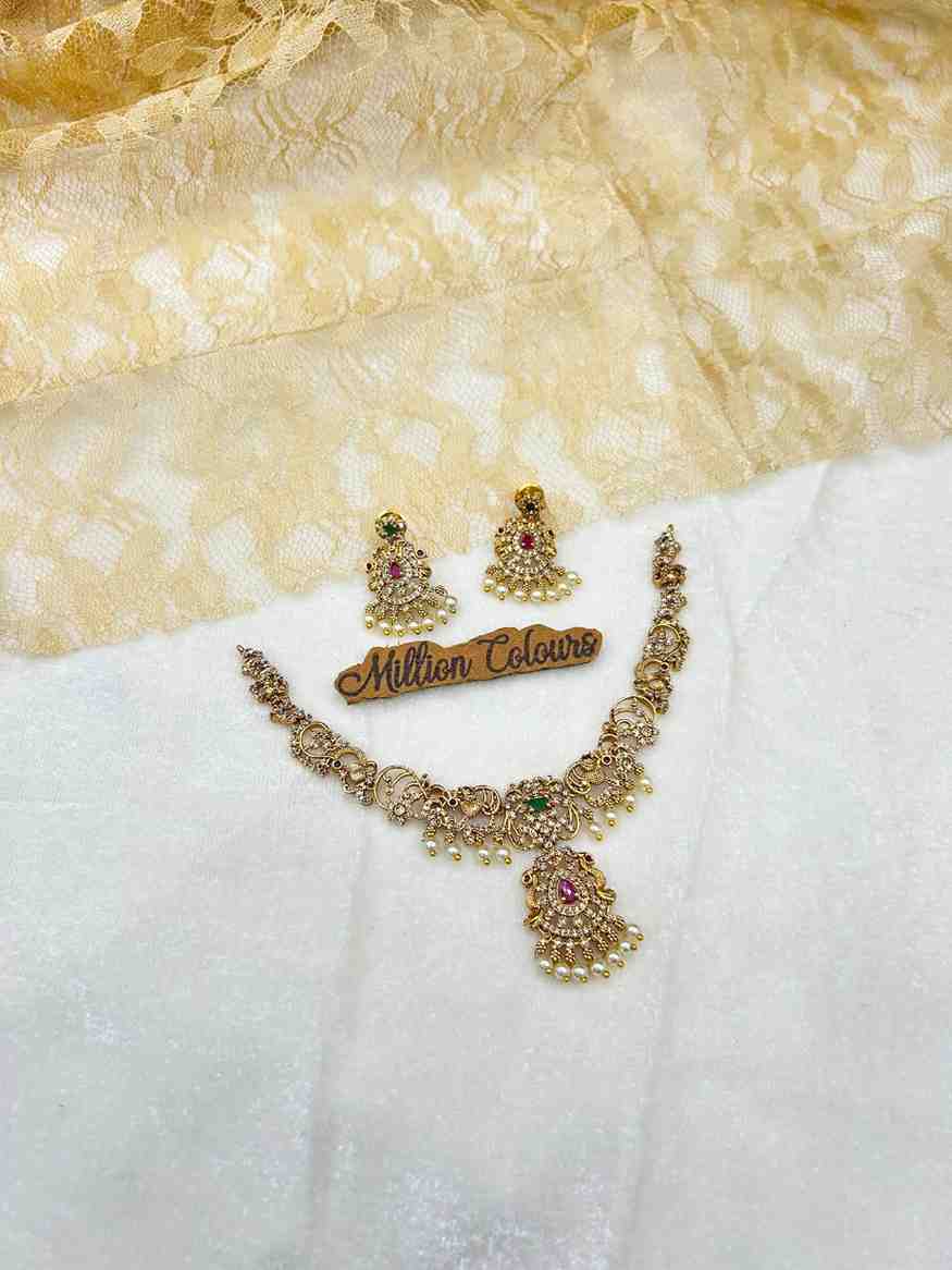 Cz Ad Necklace For Womens And Girls By Million Colours