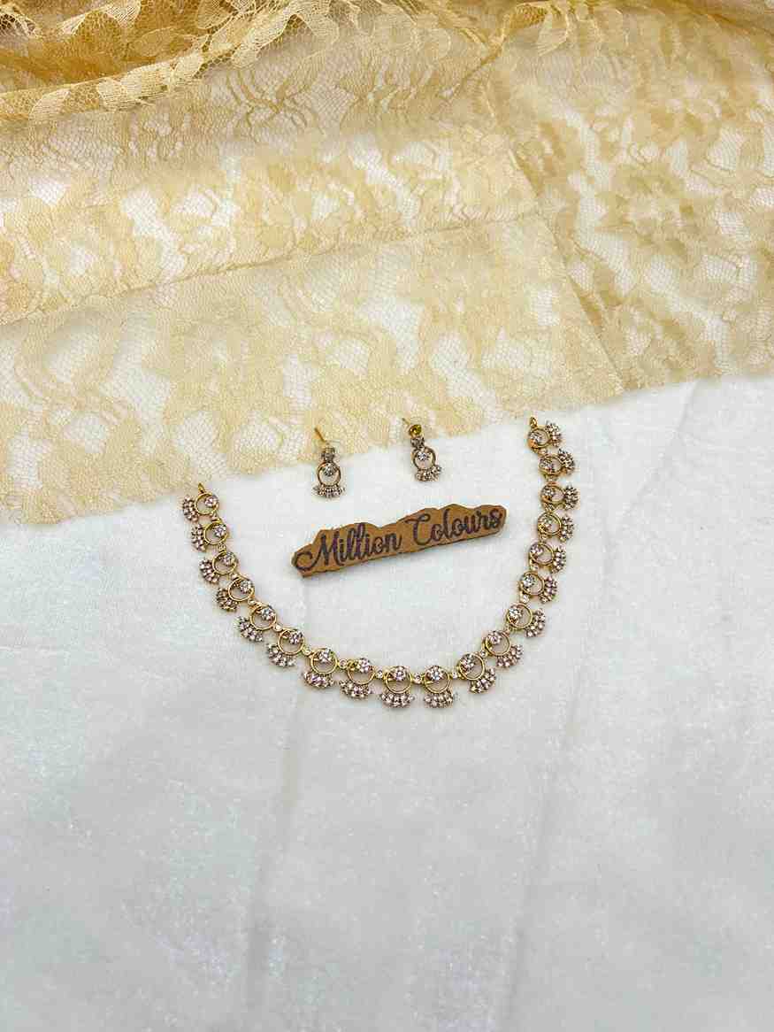 Cz Ad Necklace For Womens And Girls By Million Colours