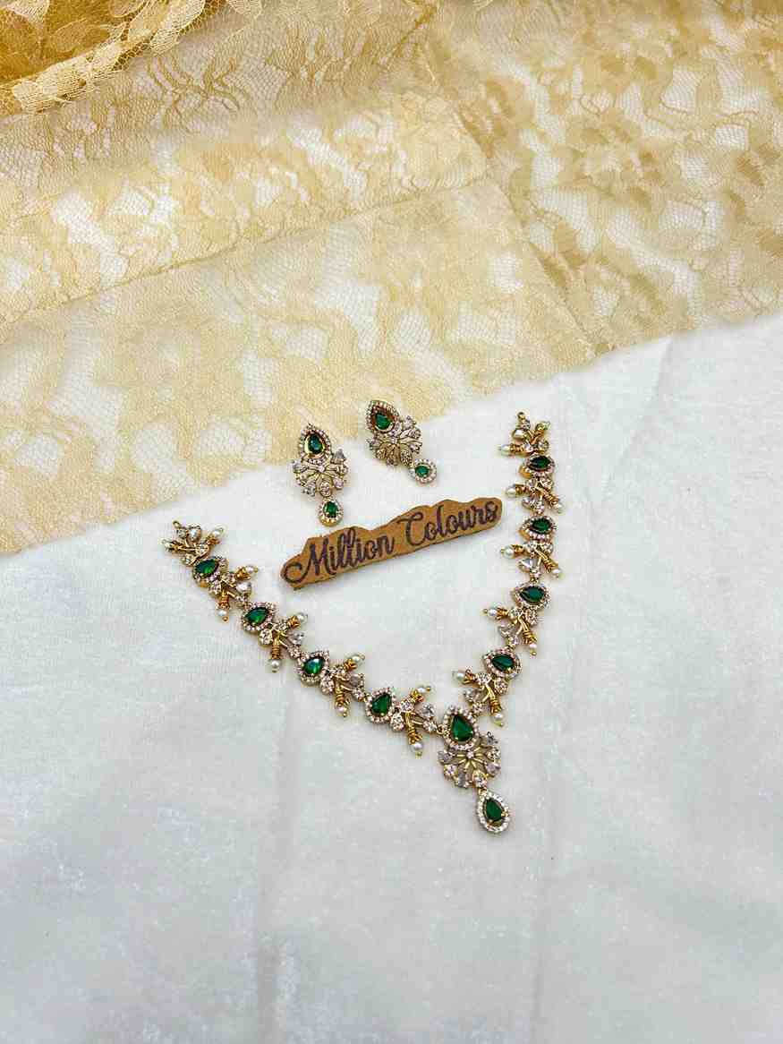 Cz Ad Necklace For Womens And Girls By Million Colours