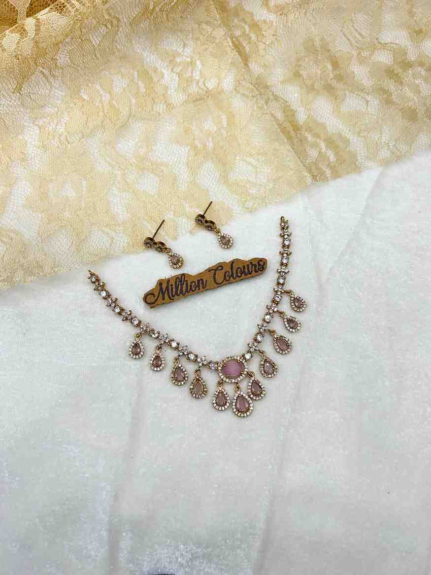 Cz Ad Necklace For Womens And Girls By Million Colours
