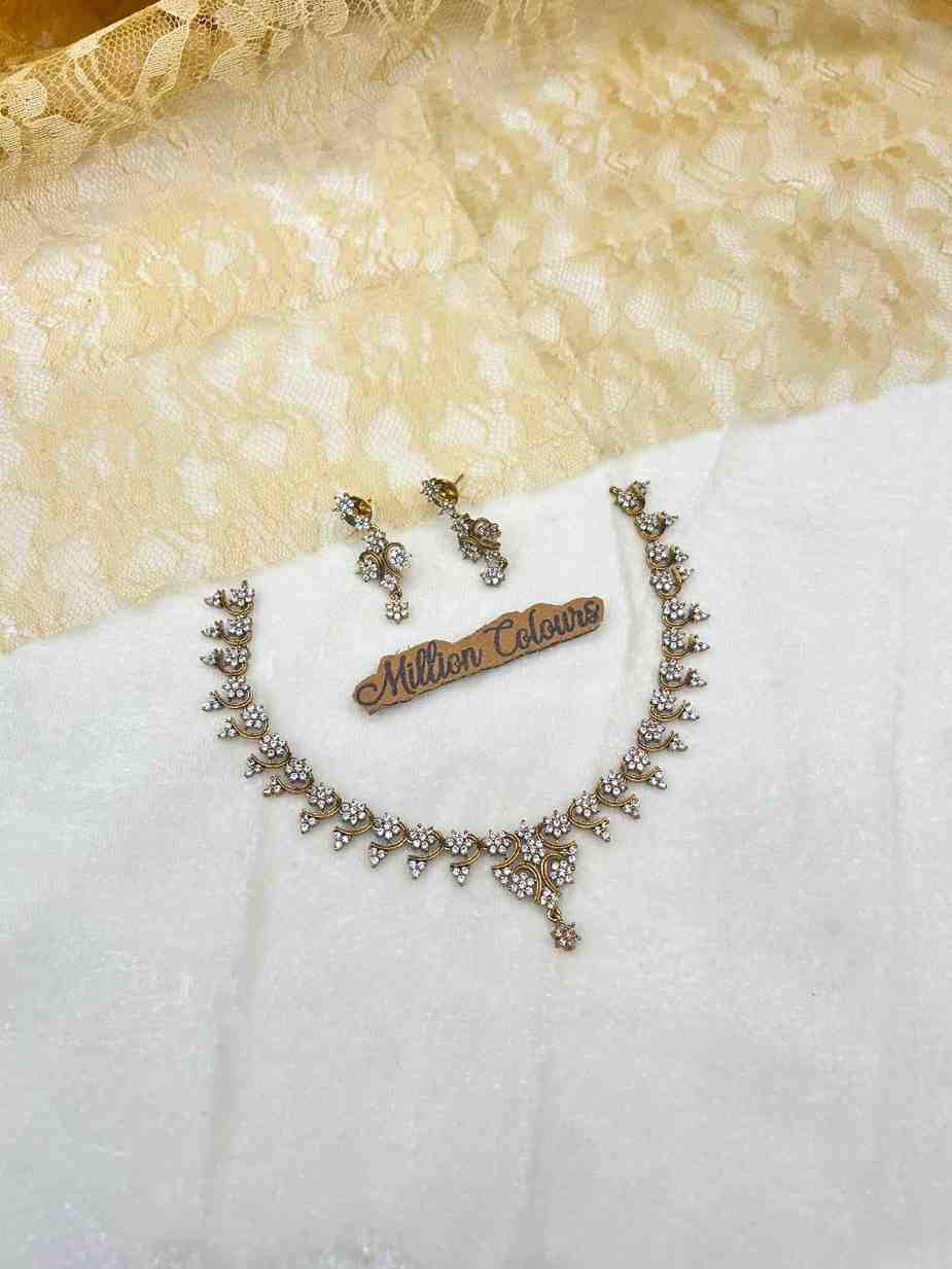 Cz Ad Necklace For Womens And Girls By Million Colours