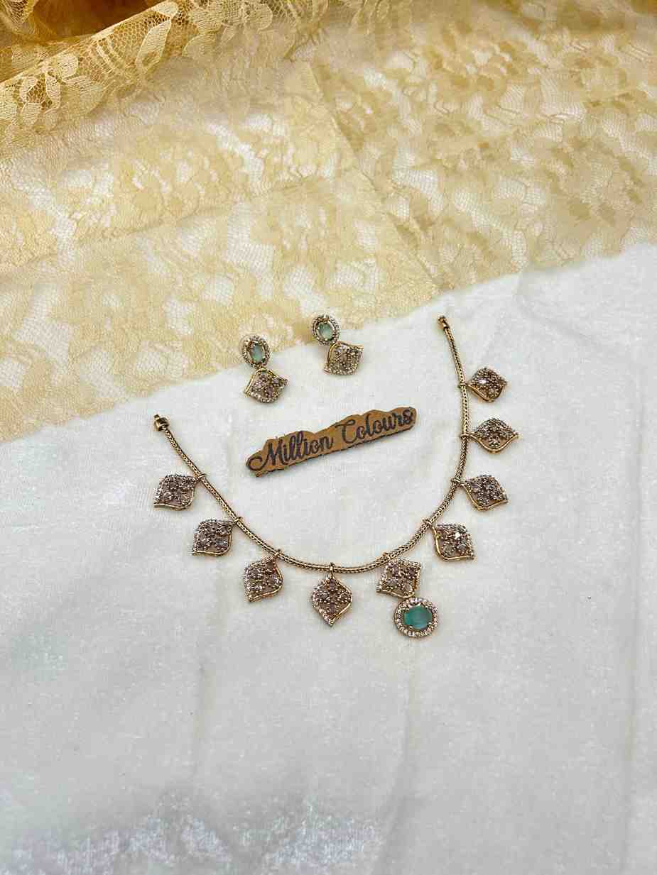 Cz Ad Necklace For Womens And Girls By Million Colours