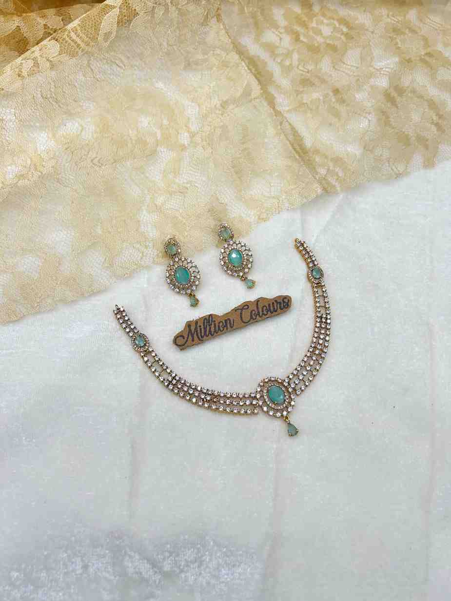 Cz Ad Necklace For Womens And Girls By Million Colours