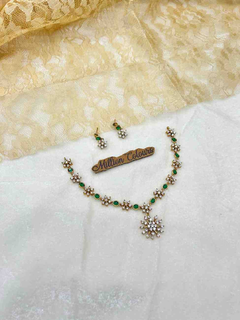 Cz Ad Necklace For Womens And Girls By Million Colours