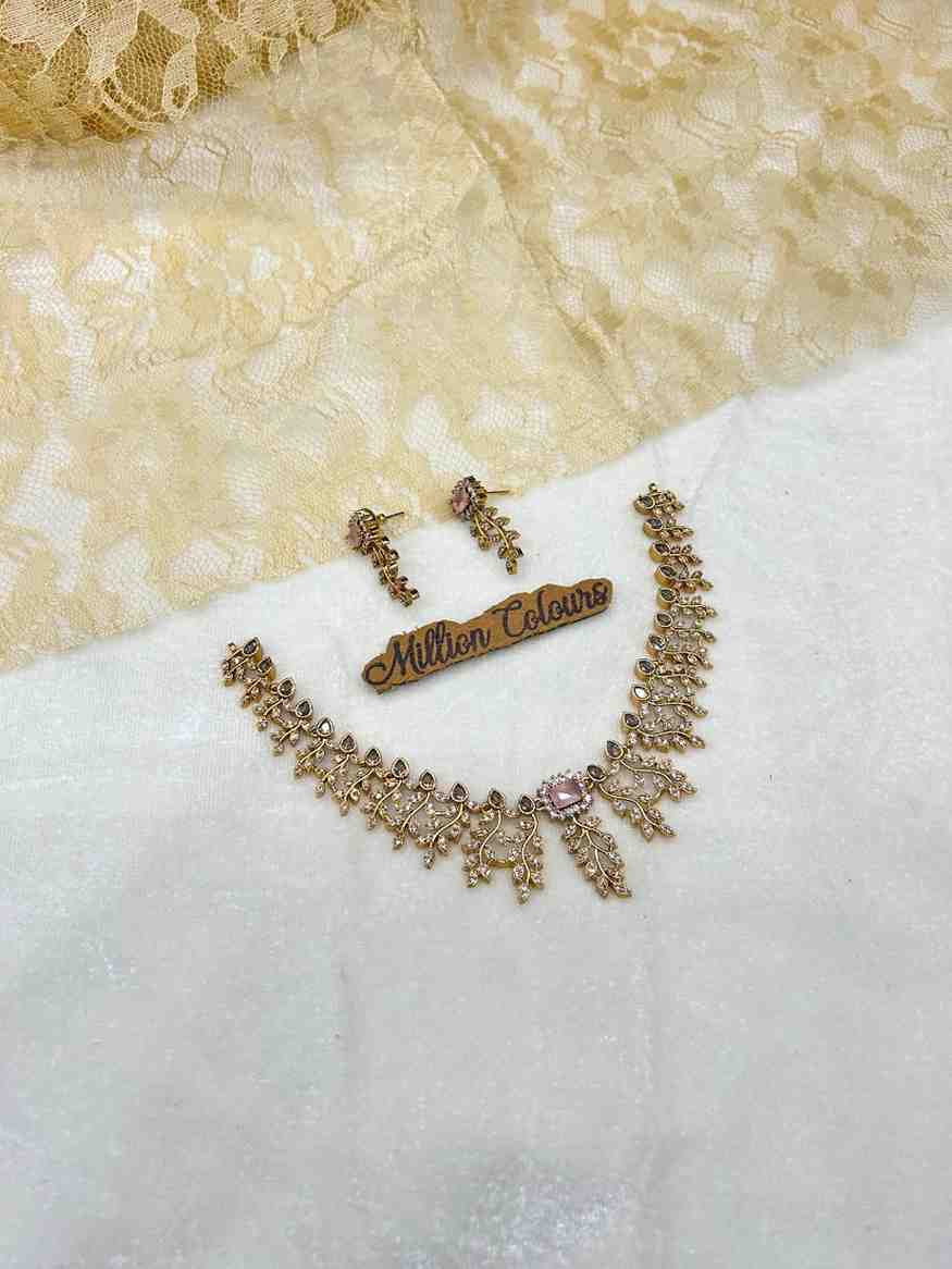 Cz Ad Necklace For Womens And Girls By Million Colours