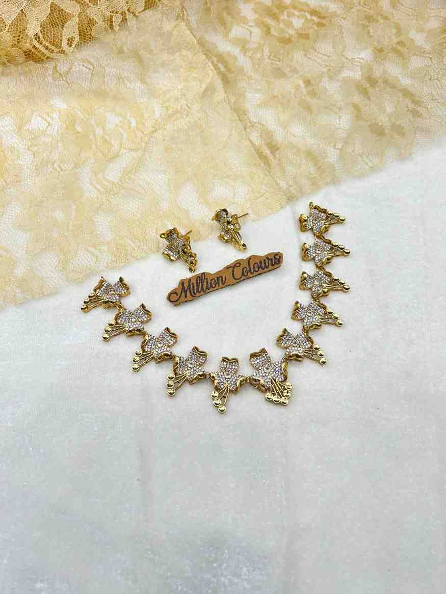 Cz Ad Necklace For Womens And Girls By Million Colours