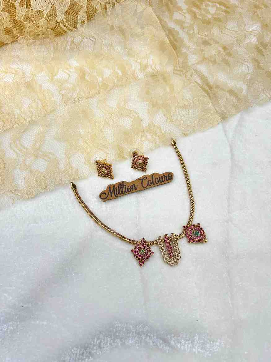 Cz Ad Necklace For Womens And Girls By Million Colours