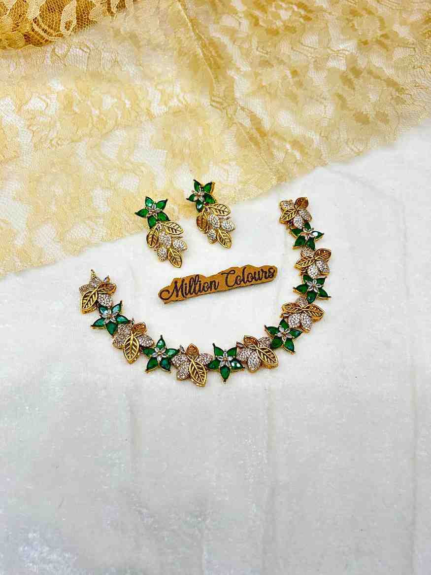 Cz Ad Necklace For Womens And Girls By Million Colours