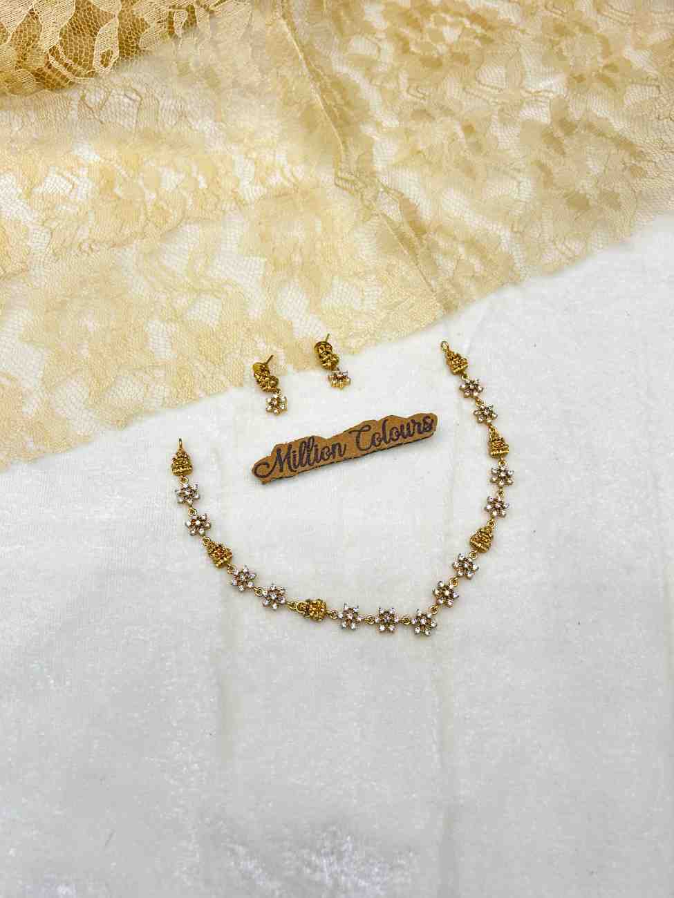 Cz Ad Necklace For Womens And Girls By Million Colours