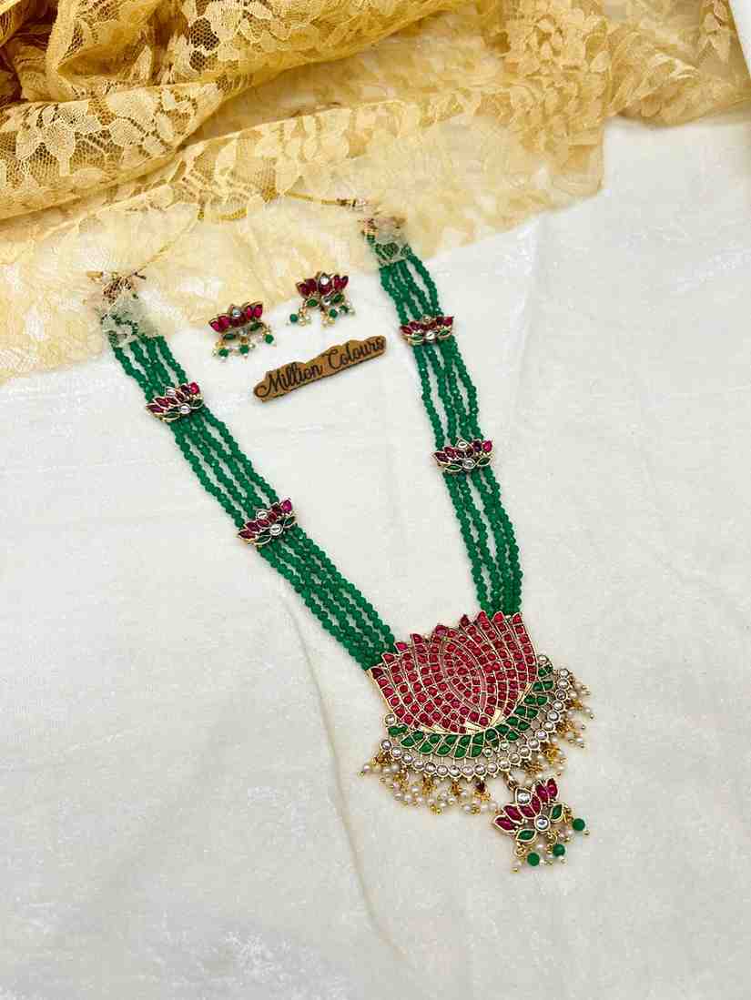 Antique Haram With Earrings By Million Colours