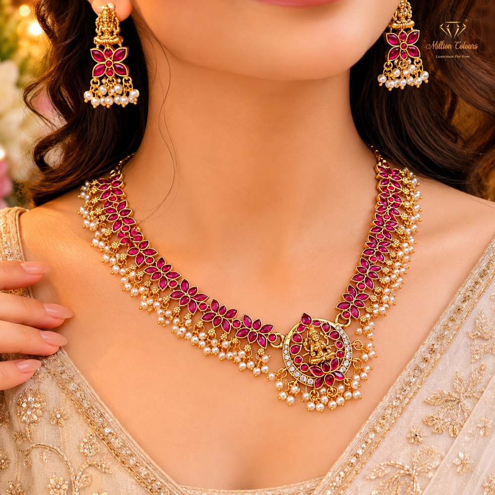 Cz Ad Necklace For Womens And Girls By Million Colours