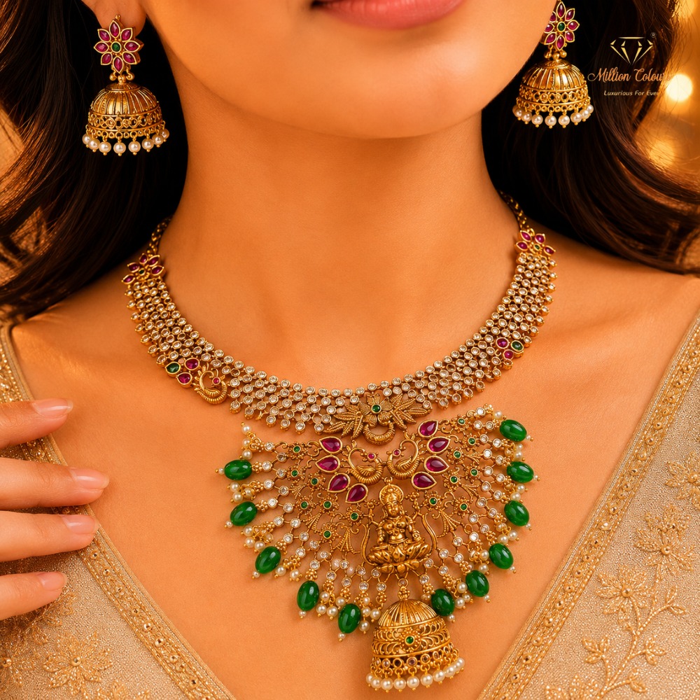 Cz Ad Necklace For Womens And Girls By Million Colours