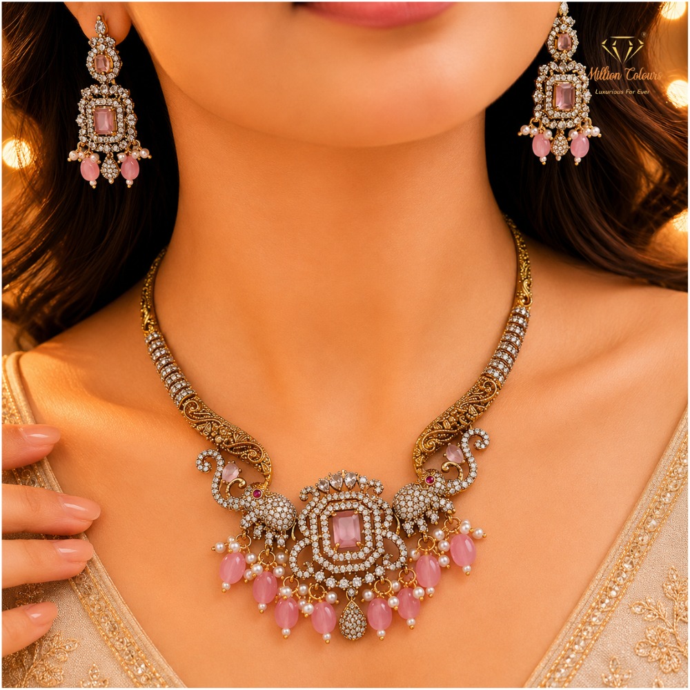 Cz Ad Necklace For Womens And Girls By Million Colours