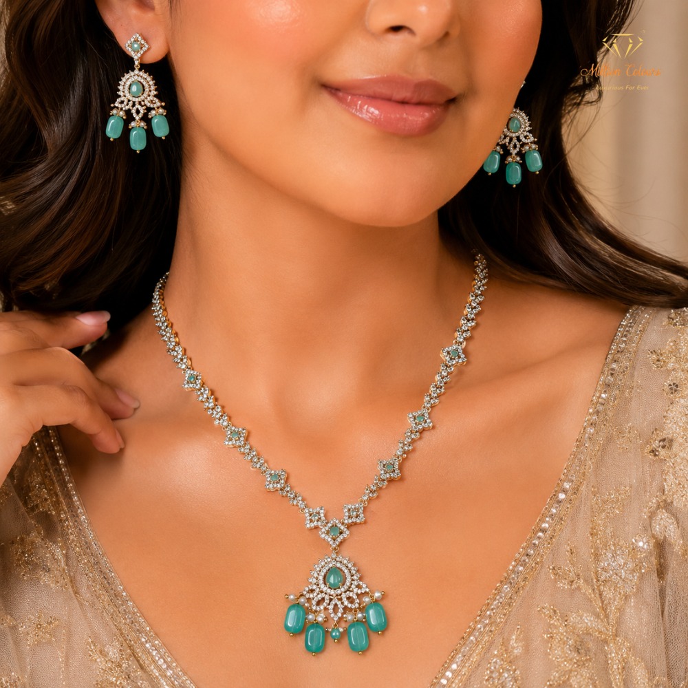 Cz Ad Necklace For Womens And Girls By Million Colours