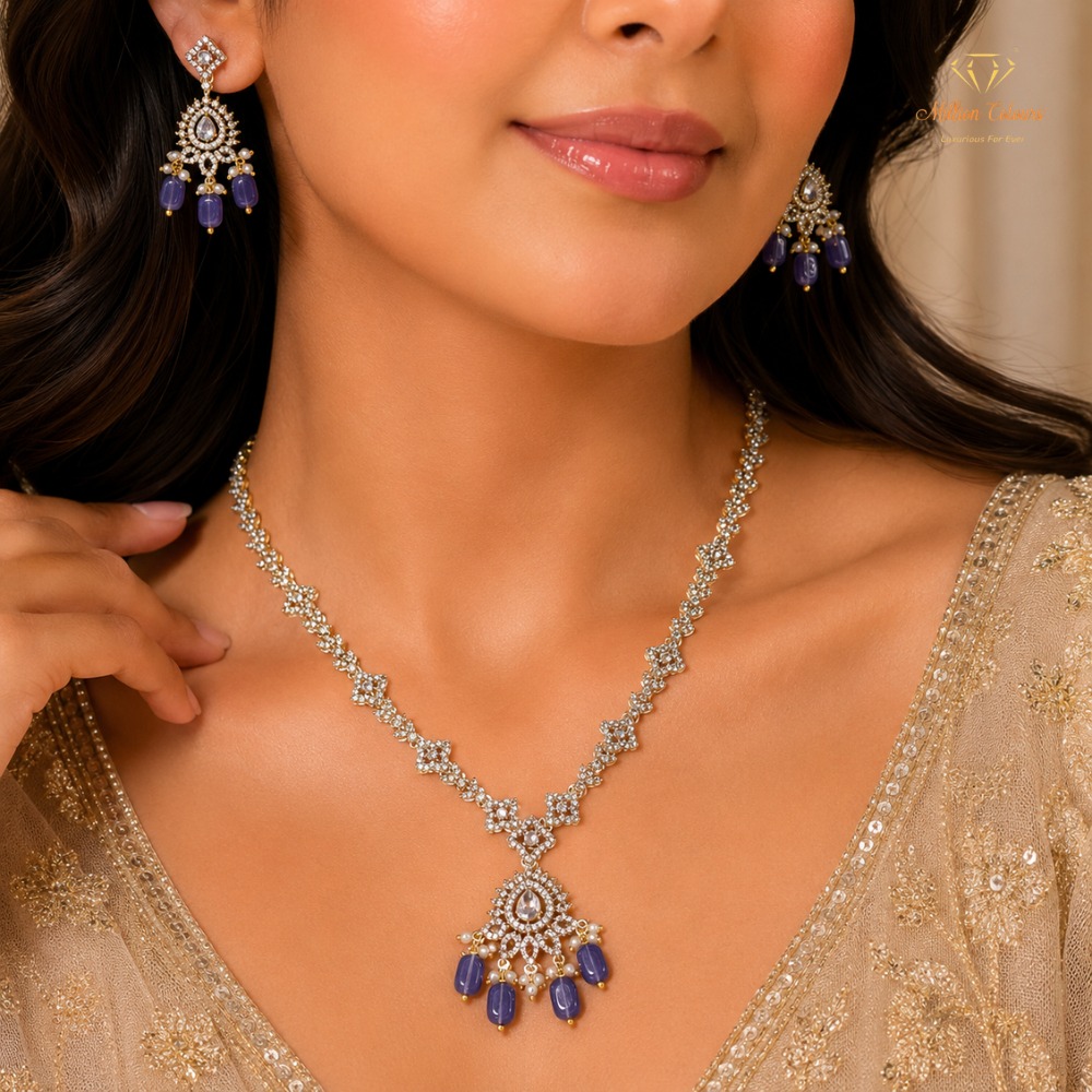 Cz Ad Necklace For Womens And Girls By Million Colours