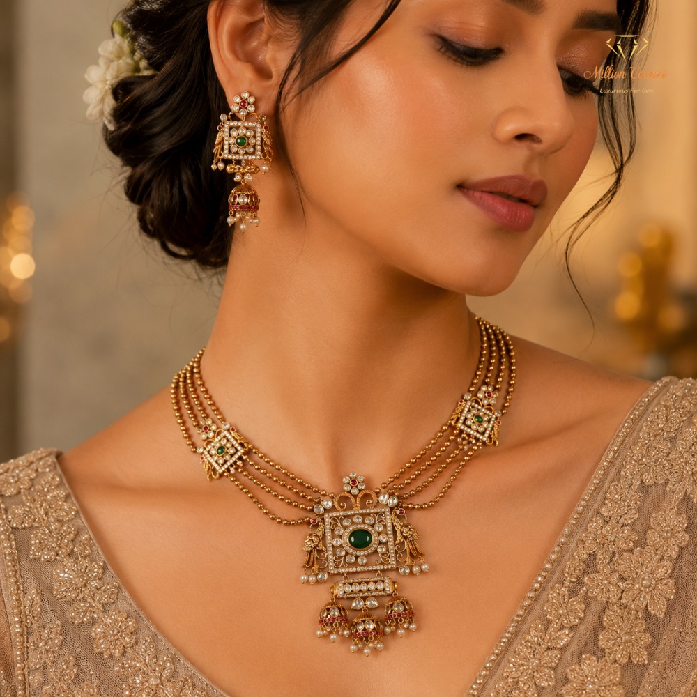 Cz Ad Necklace For Womens And Girls By Million Colours