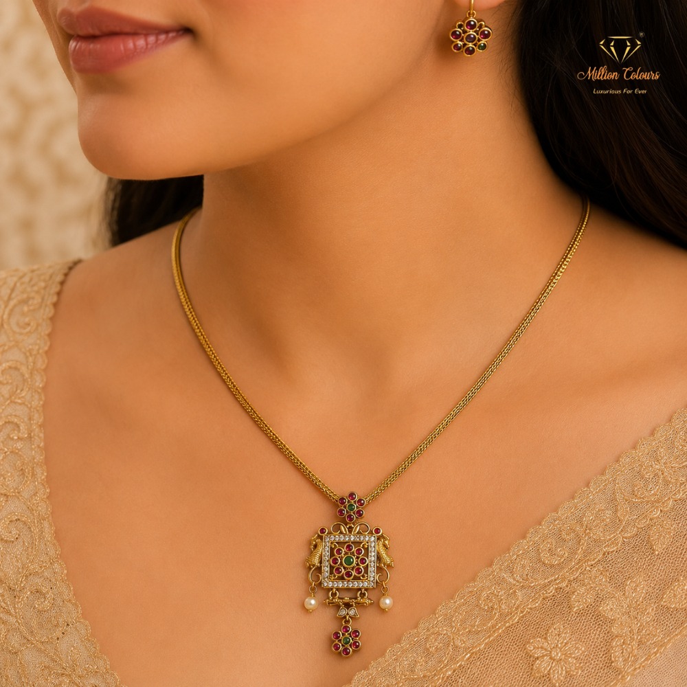Cz Ad Necklace For Womens And Girls By Million Colours