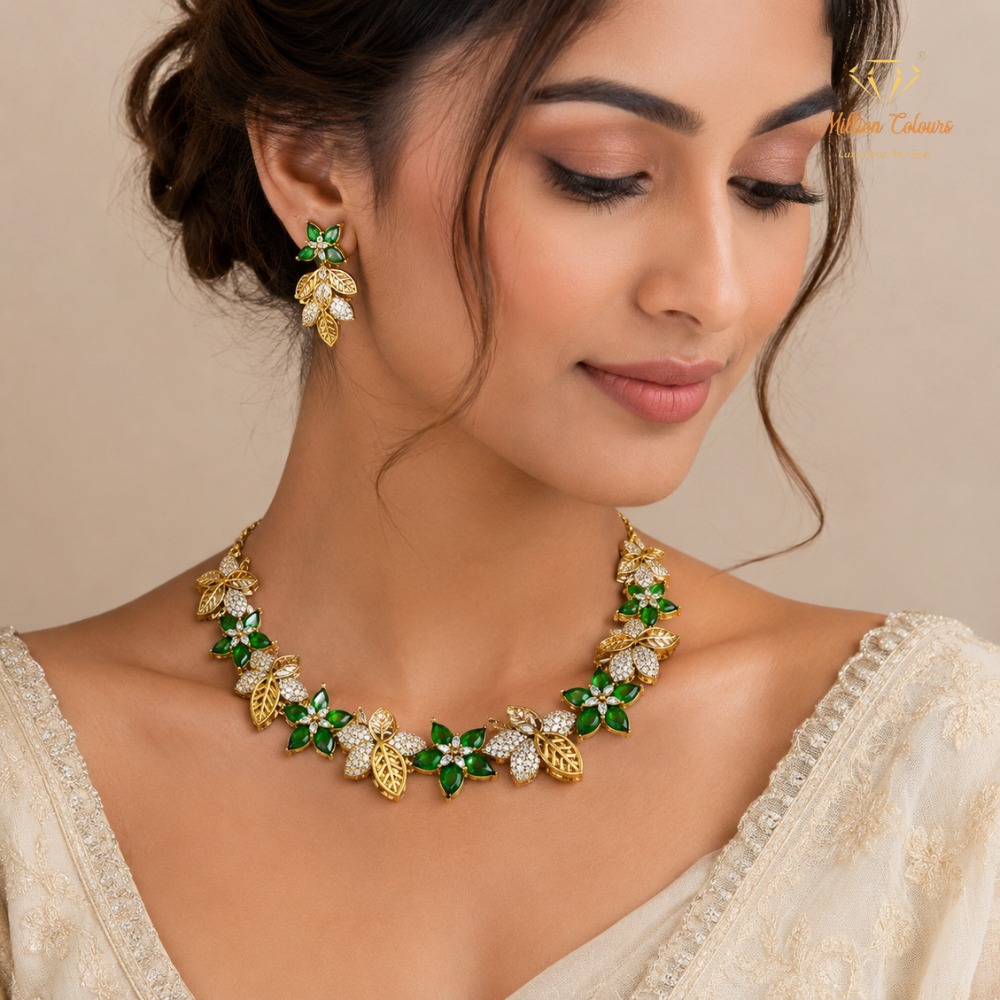 Cz Ad Necklace For Womens And Girls By Million Colours