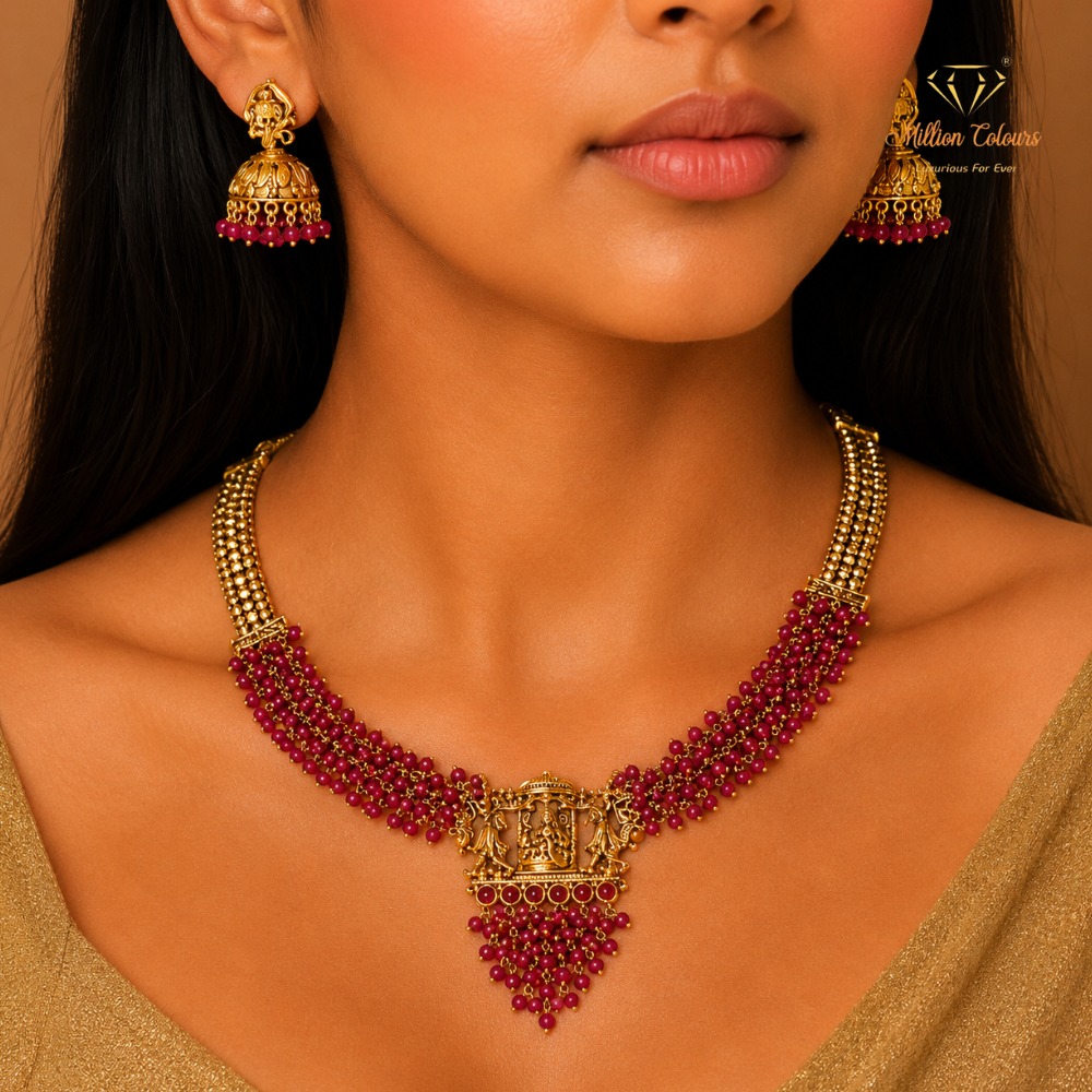 Cz Ad Necklace For Womens And Girls By Million Colours