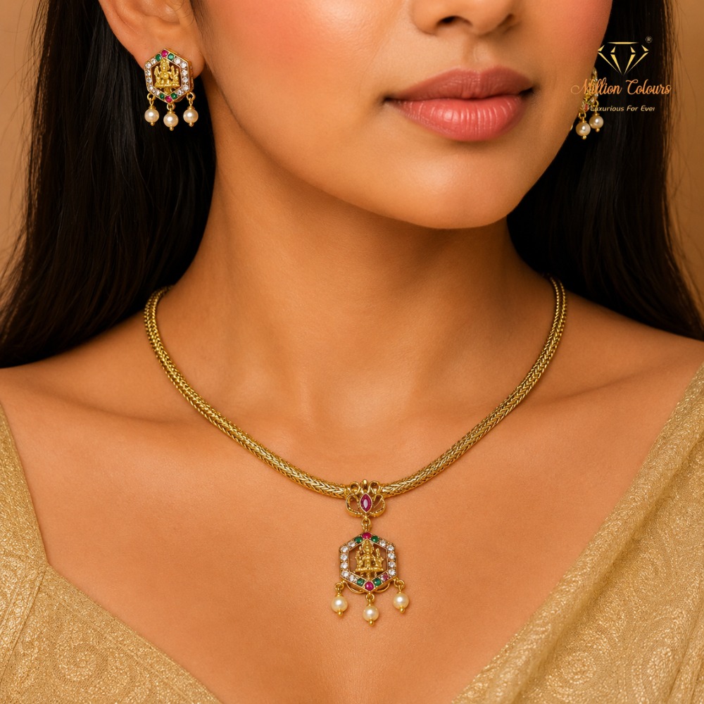 Cz Ad Necklace For Womens And Girls By Million Colours