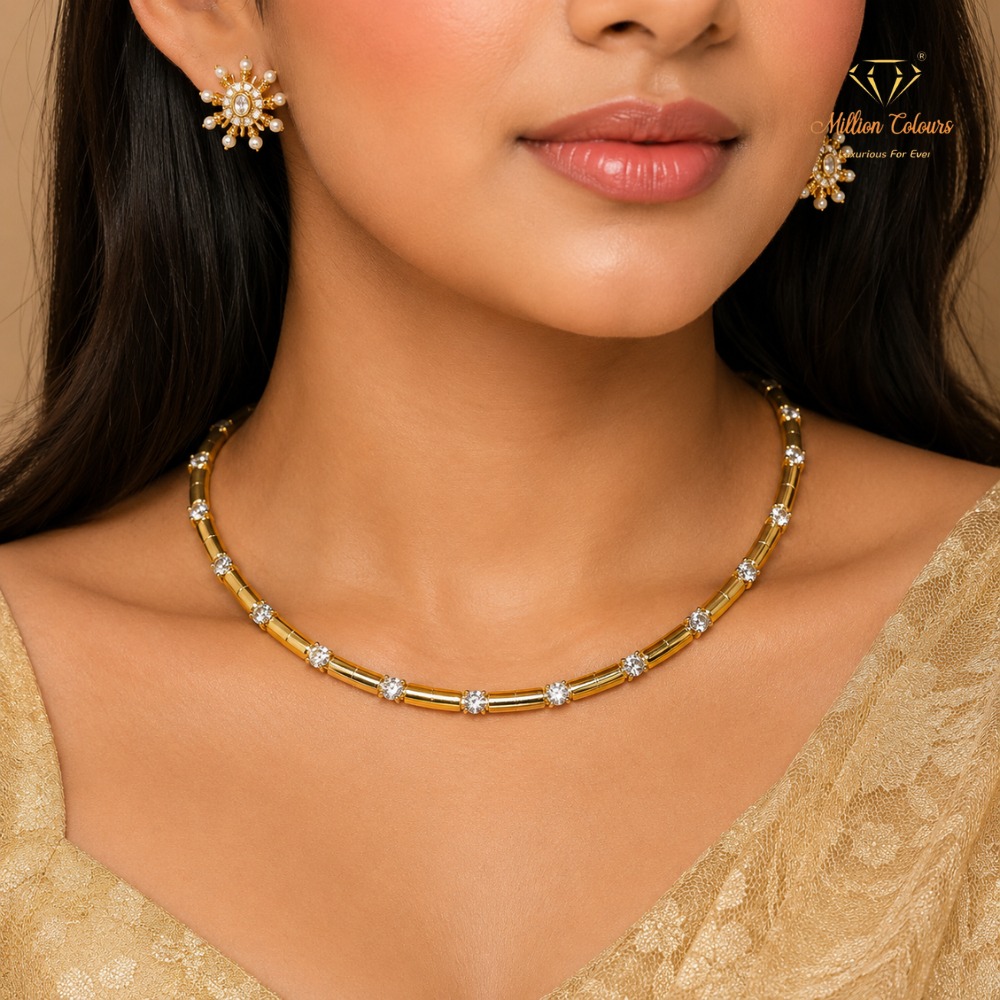 Cz Ad Necklace For Womens And Girls By Million Colours