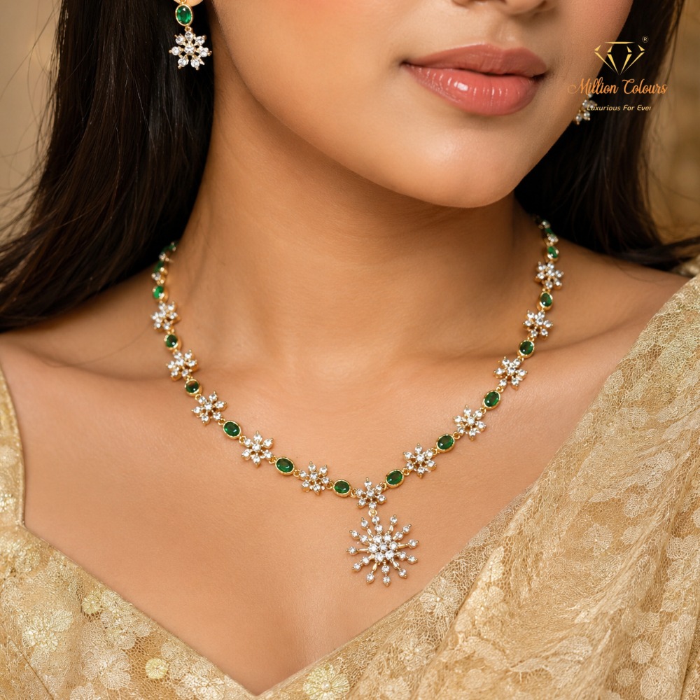 Cz Ad Necklace For Womens And Girls By Million Colours