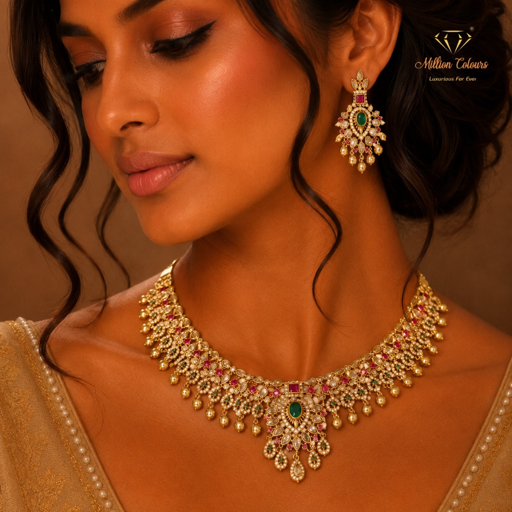 Cz Ad Necklace For Womens And Girls By Million Colours