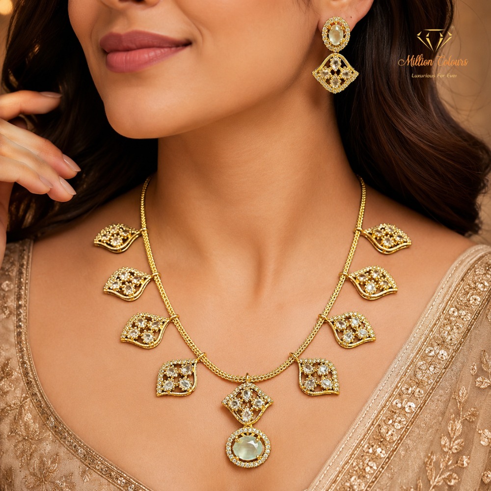 Cz Ad Necklace For Womens And Girls By Million Colours
