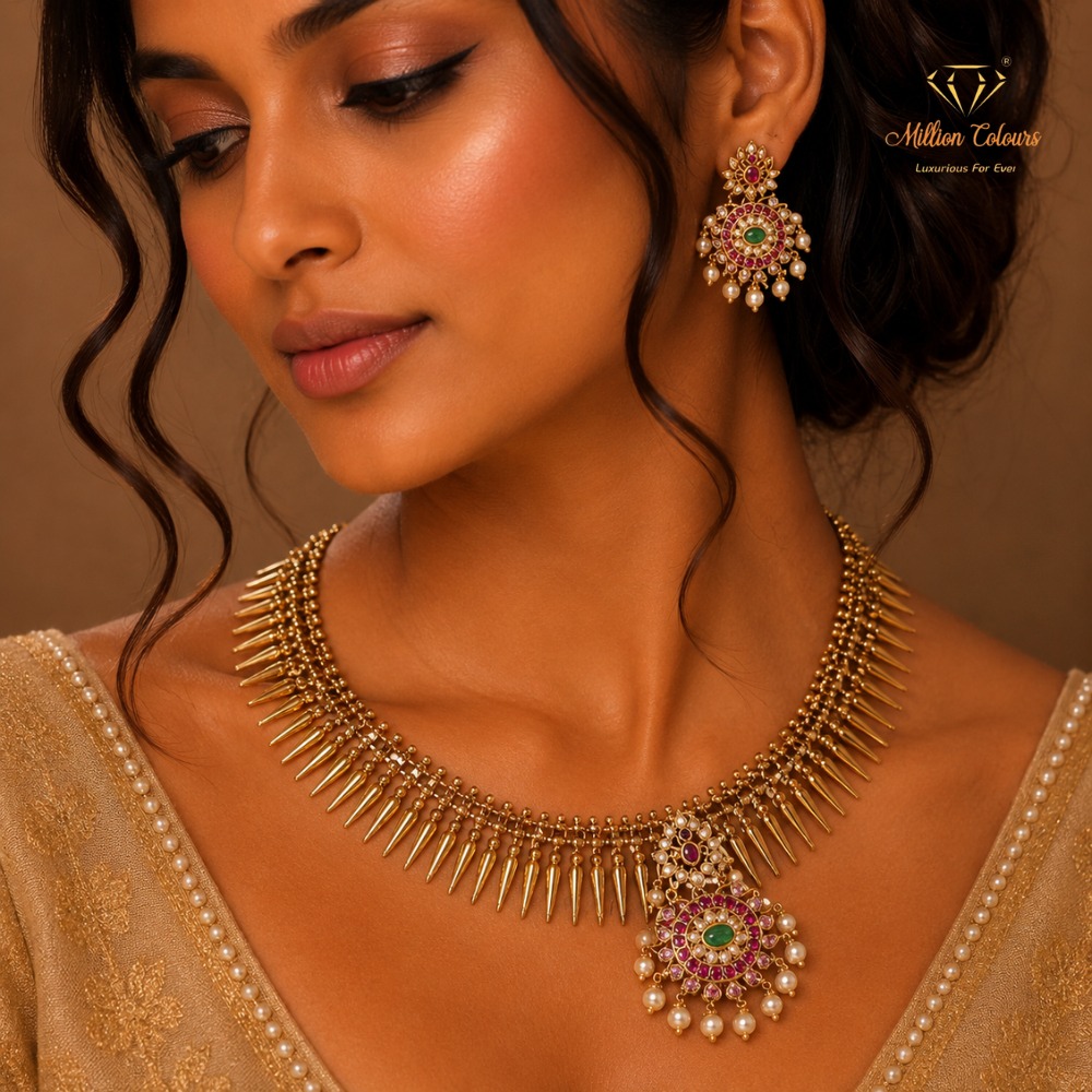 Cz Ad Necklace For Womens And Girls By Million Colours