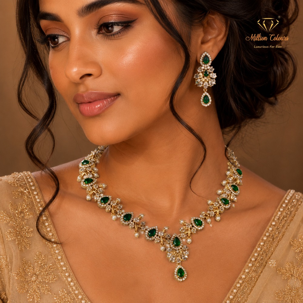 Cz Ad Necklace For Womens And Girls By Million Colours