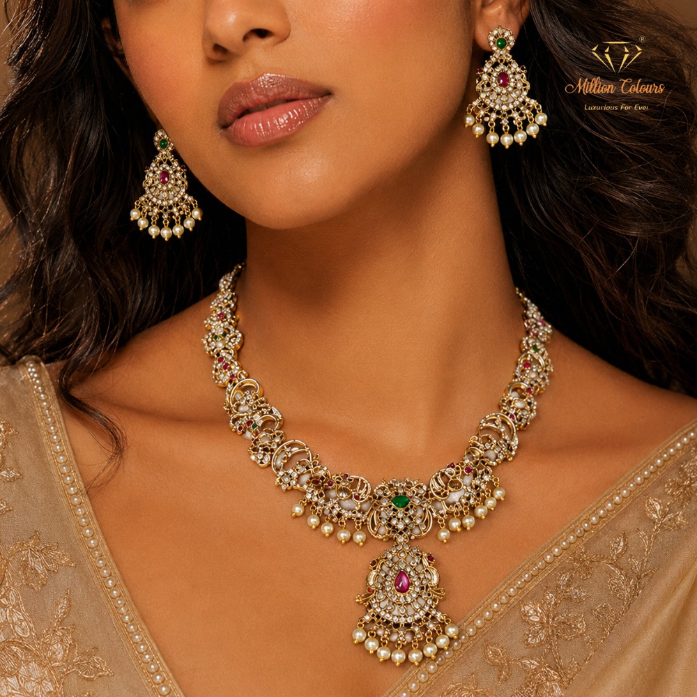 Cz Ad Necklace For Womens And Girls By Million Colours