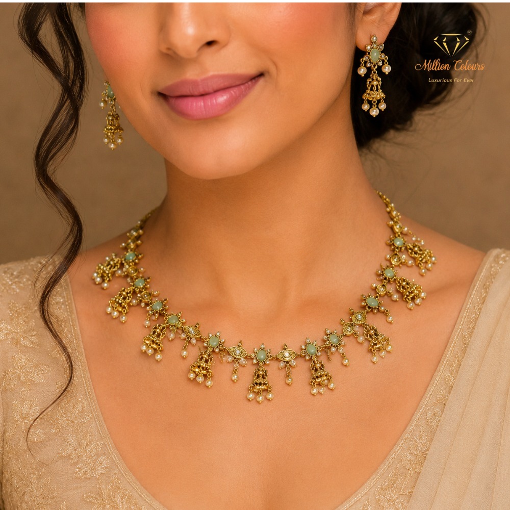 Cz Ad Necklace For Womens And Girls By Million Colours