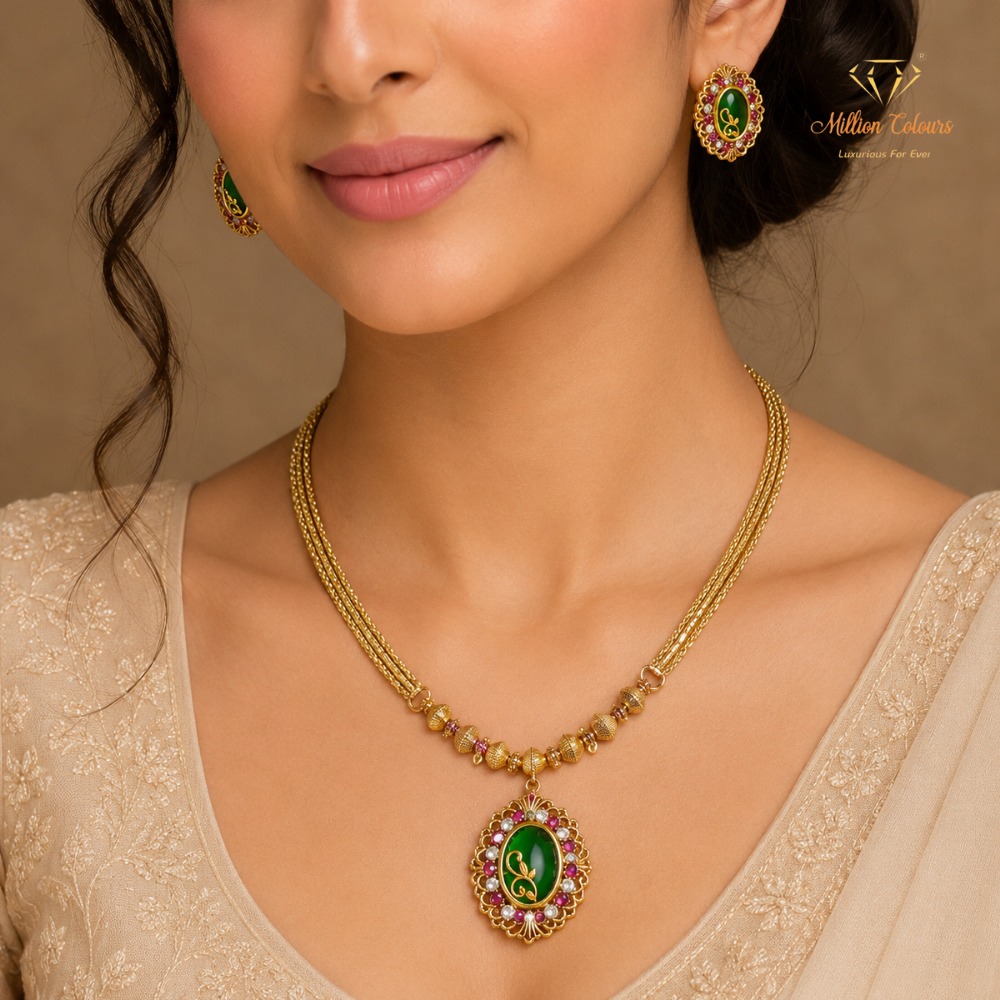 Cz Ad Necklace For Womens And Girls By Million Colours