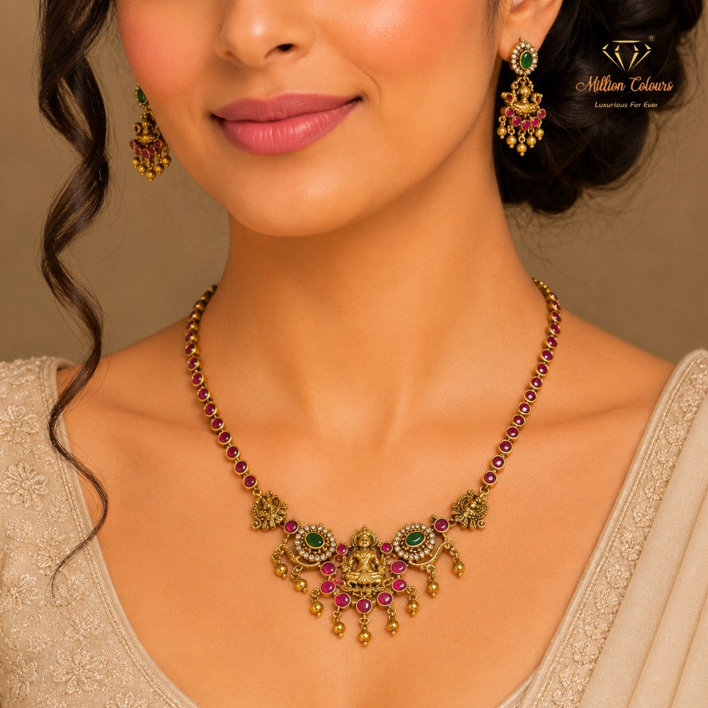 Cz Ad Necklace For Womens And Girls By Million Colours