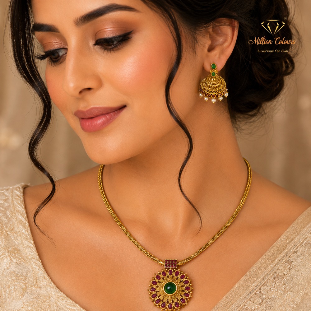 Cz Ad Necklace For Womens And Girls By Million Colours