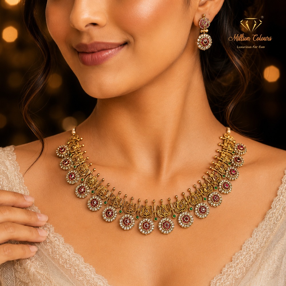 Cz Ad Necklace For Womens And Girls By Million Colours