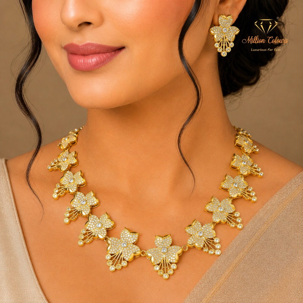 Cz Ad Necklace For Womens And Girls By Million Colours