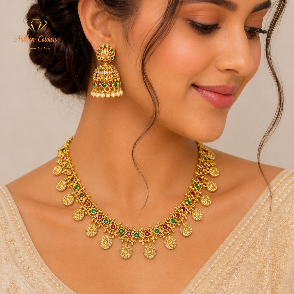 Cz Ad Necklace For Womens And Girls By Million Colours