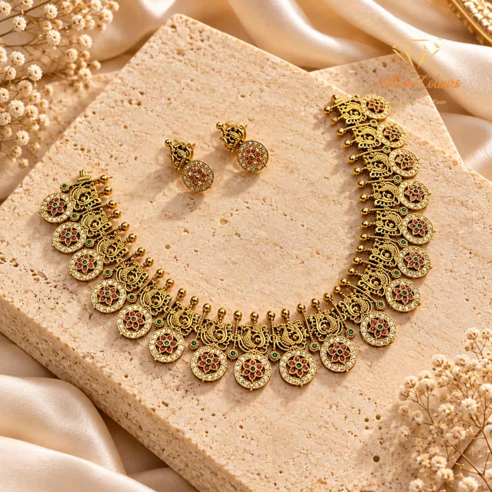 Cz Ad Necklace For Womens And Girls By Million Colours