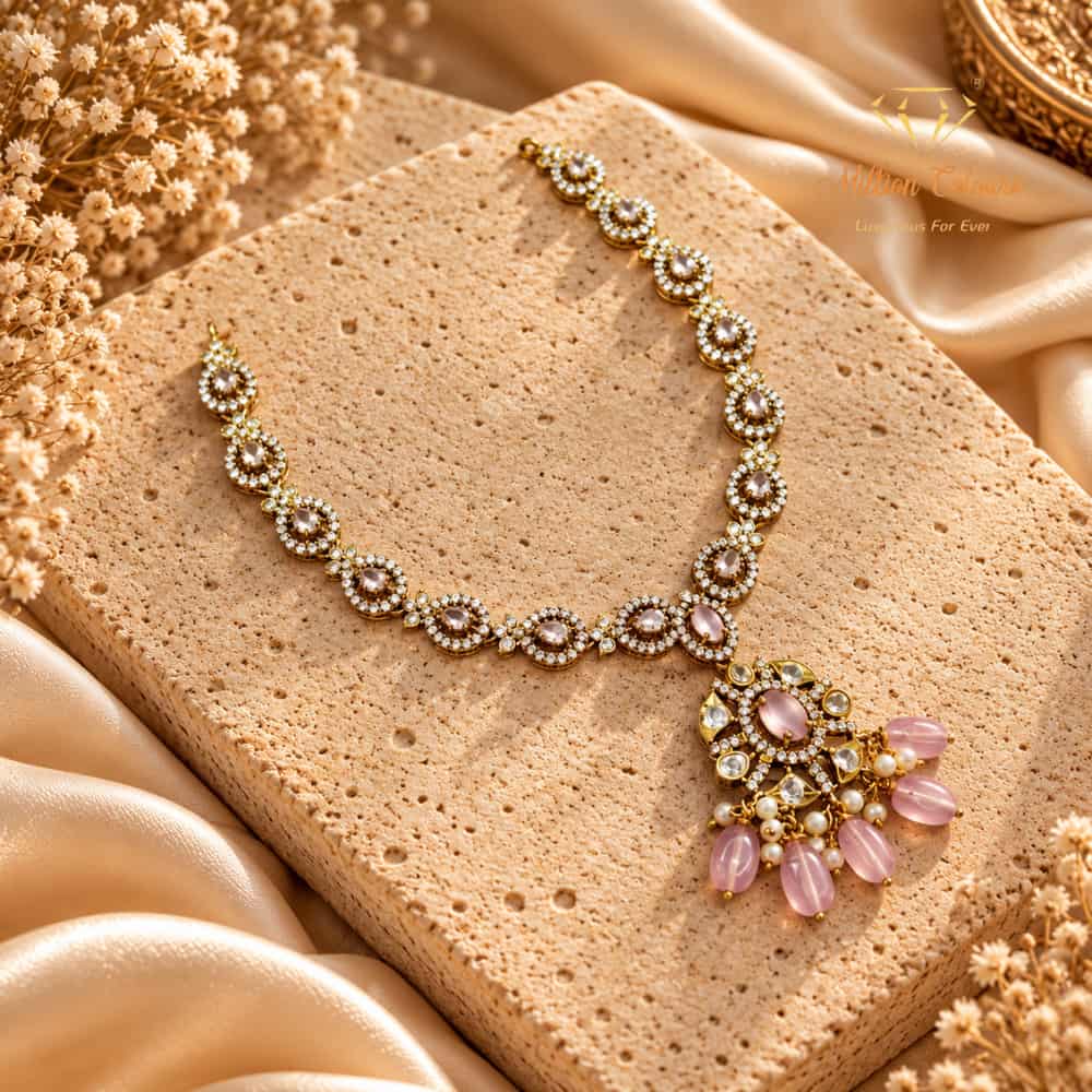 Cz Ad Necklace For Womens And Girls By Million Colours